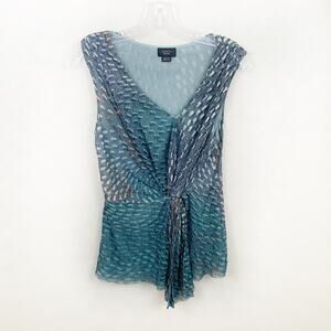 Anthro Deletta mesh mixed pattern sleeveless top